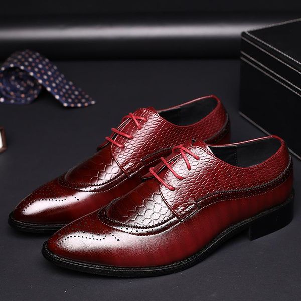 

dress shoes brand formal men leather business classic office wedding mens casual oxford italian for dfv45, Black