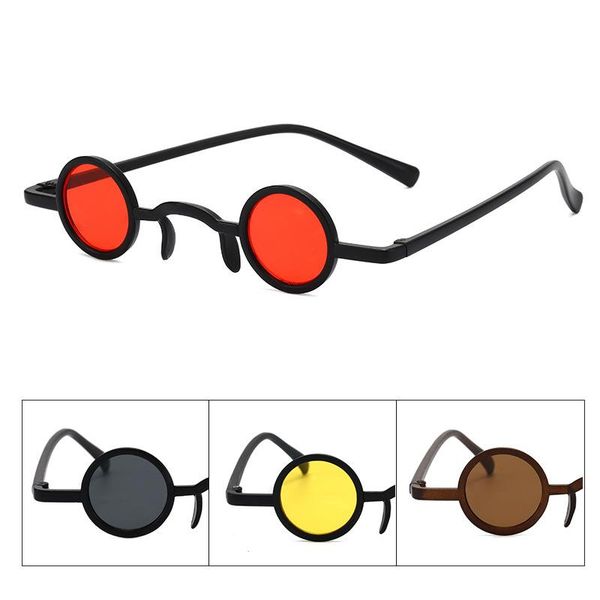 

ultra small frame hip hop steampunk retro round frame sunglasses steampunk goggles carnival purim party mardi gras fancy eyewear