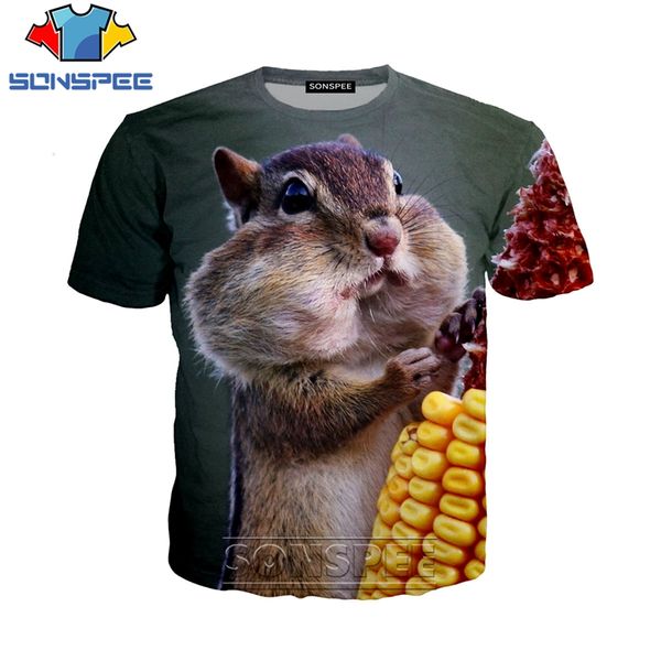 

squirrel new cute chipmunk 3d print shirts graphic anime oversized men clothing