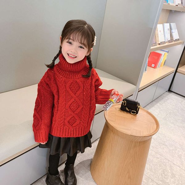 

huzhou zhili clothing girls' autumn winter 2020 children's long sve pullover top, Blue