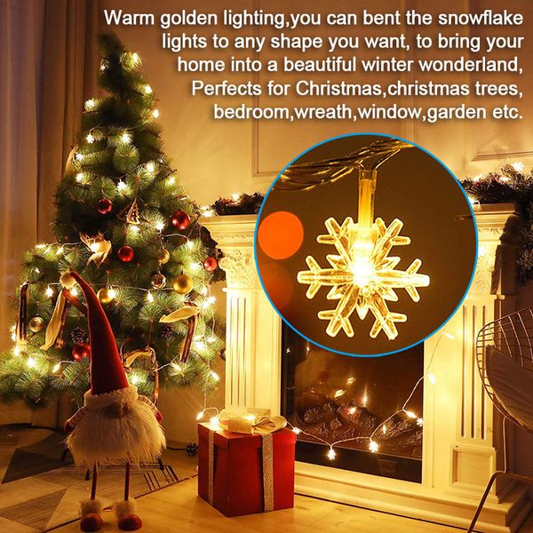 

tree fairy string christmas curtain festoon lights led garland indoor outdoor decoration battery operated street decor