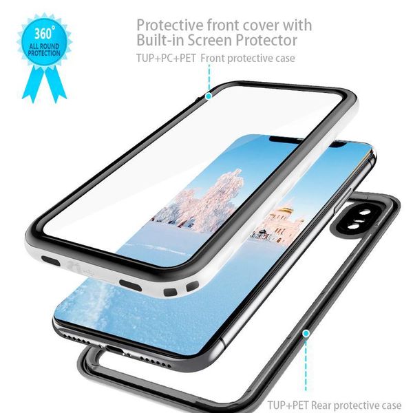 

shellbox universal waterproof case for iphone 7 8 plus x xs max xr swimming cover case for phone coque water pro jllgew