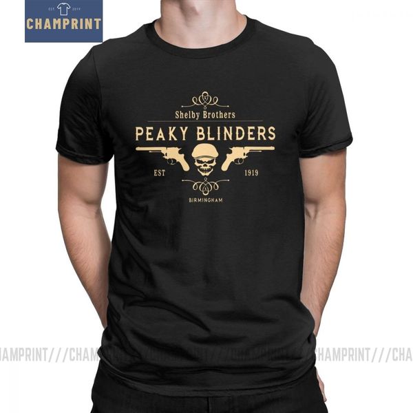 

sport peaky blinders shelby brothers t shirts men print leisure t-shirts round neck 100% cotton tees