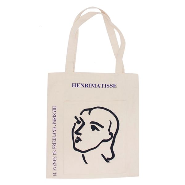 

abstract head bag ladies light style shoulder bag large capacity shopping handbag fashion classic handbag