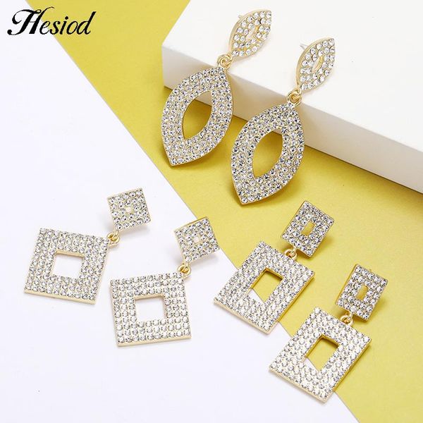 

fashion micro pave zirconia crystal geometric dangle earrings gold metal square water drop earring for women jewelry gift, Silver