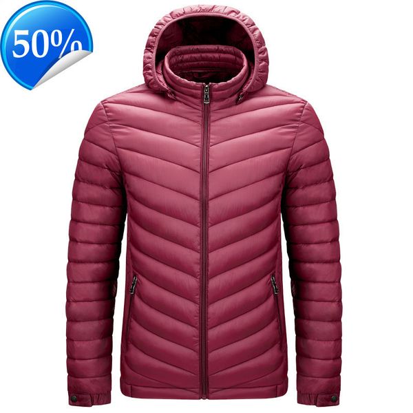 

men's winter warm outdoor down jacket fashion skgbaabab, Black