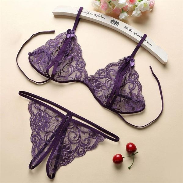 

bras for women lingerie set femme push up bra and panty set lace underwear bralette transparent bra vintage conjunto bh1, Red;black