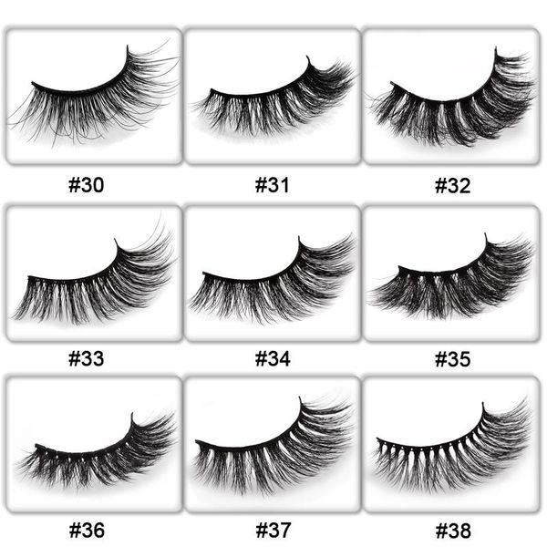 

50pairs 3d норковые lashes 100% жестокость free ложные ресницы норка ресницы макияж private этикетировочное ложные ресницы volume faux cils