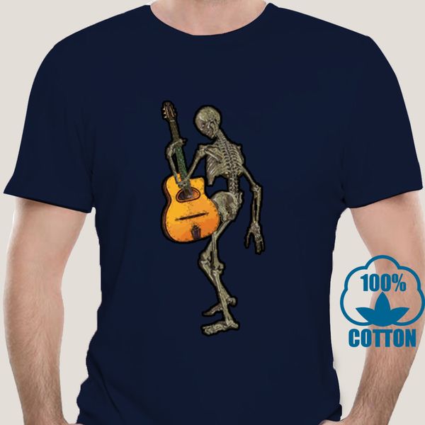 

0586d breathable tshirts for skeleton with gypsy jazz guitar music t shirts brand new street t shirt art sport hooded sweatshirt hoodie