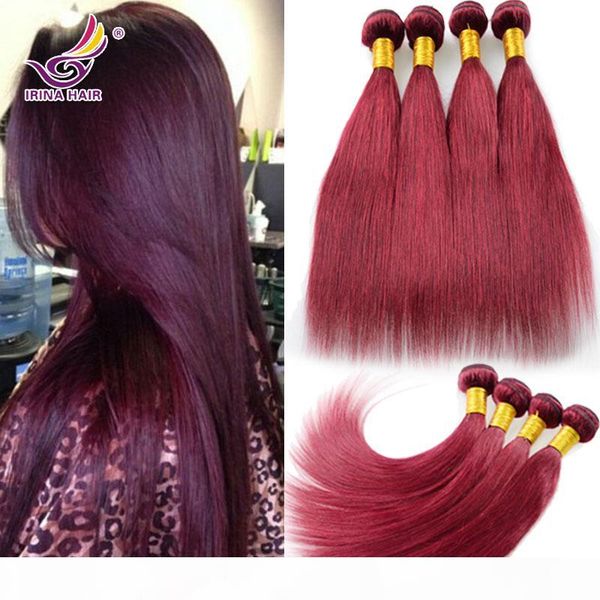 

3 pieces mix length virgin peruvian straight remy hair weft 99j 100g pc 100% remy human hair extensions 8''-30'' bur, Black