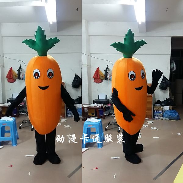 

mascot costumes vegetable carrot mascot costumes for halloween party dress fursuit cartoon character someone inside cartoon props, Red;yellow