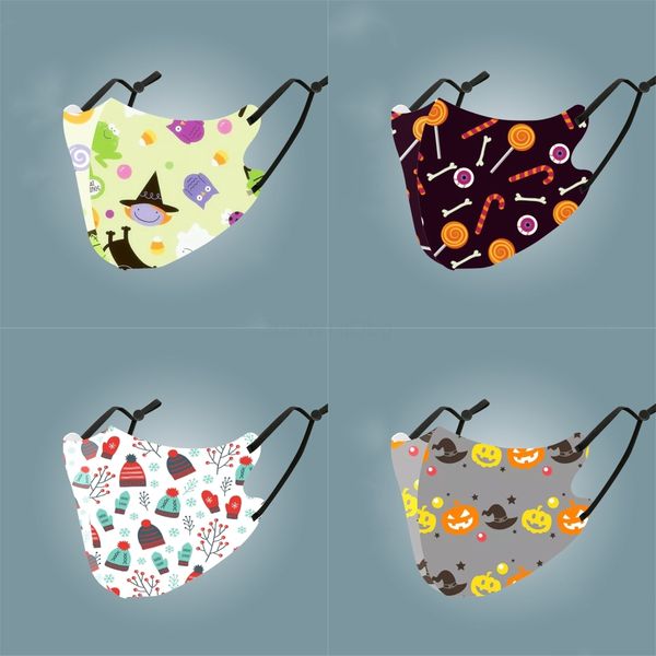 

designer printed face mask prective mask ultraviolet-proof dustproof riding cycling sports print mouth masks women#644, Black
