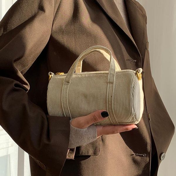 

spring 2021 new corduroy handbag vintage one shoulder mobile phone pack all-match women crossbody coin purse e091