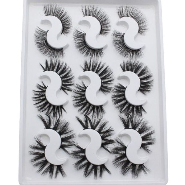 

false eyelashes small city 9 pairs wholesale dramatic volume lashes natural handmade soft makeup long eyelash extension