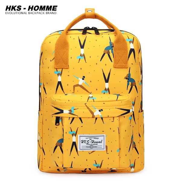 

fashion women canvas backpacks waterproof school bags for teenagers girls big cute lapbackpack mochilas 220211