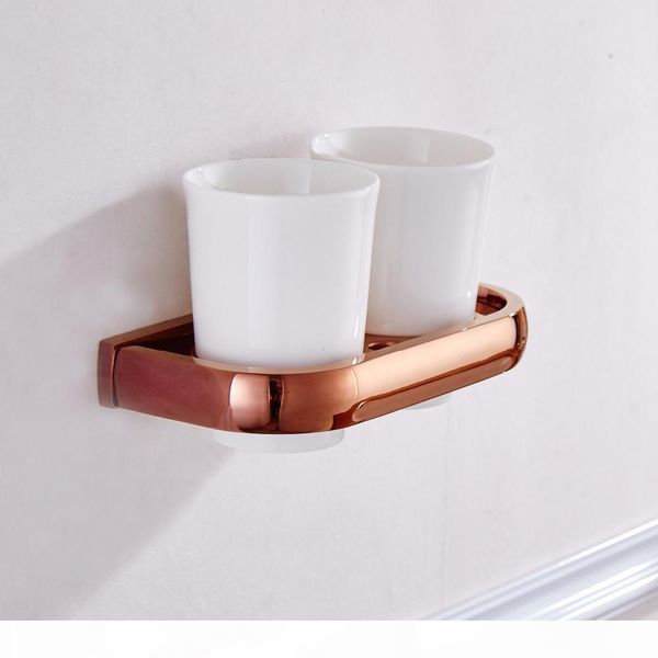 

luxury rose gold brass bathroom accessories paper holder towel bar soap dish towel rack robe hook brush shelf bath hardware sets bbytid
