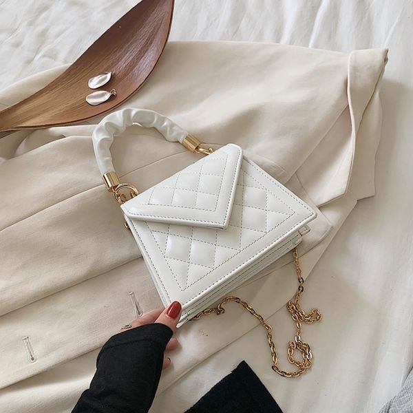 

high-end женский 2020 популярный новый ромб женщин цепи посыльного рука небольшой площади небольшой квадратный мешок интернет знаменитости р