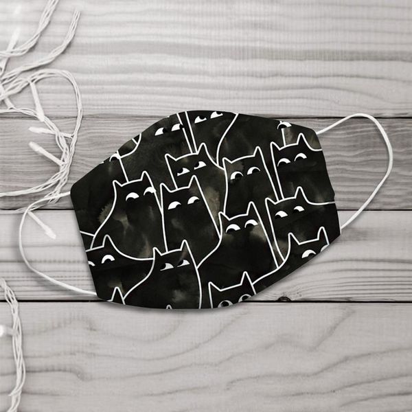 

женщины милый дизайна маска для лица ветрозащитного dust proof моющейся повторного использования маска face cap рот муфельных бинтов mascari