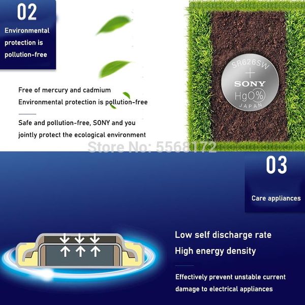 

10 шт. sony 100% оригинал 377 sr626sw sr626 ag4 1.55v серебряный оксидный батареи sr626sw 377 кнопка clip clip cell made в японии sqccng, Bronze;slivery