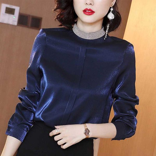 

high-quality silk blouse from the ladies shredded women's and blouses ladies'blouses mujer shirts g92q, White