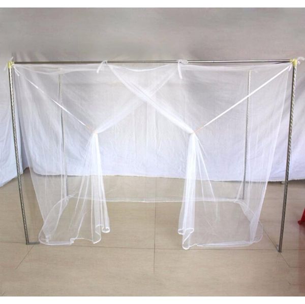 

1pcs moustiquaire canopy white four corner post student canopy bed mosquito net netting quee jllfzs garden_light