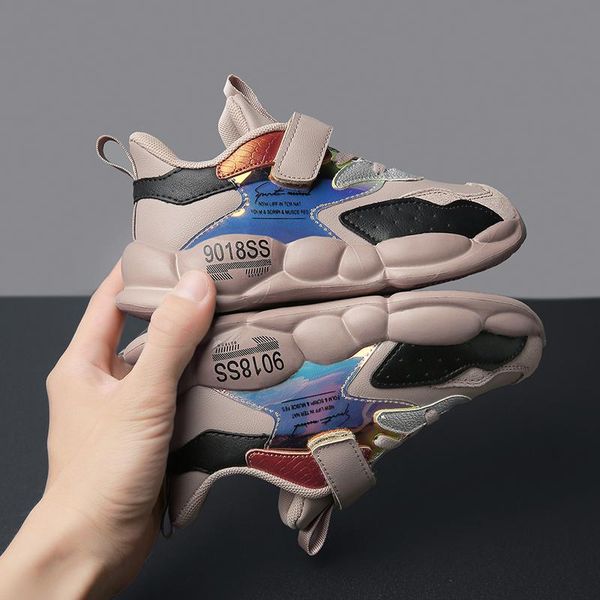 

детская повседневная обувь мальчиков non скольжения маленькая девочка обувь лето дети кроссовки модные спорт зимние девушки кроссовки soft q, Black