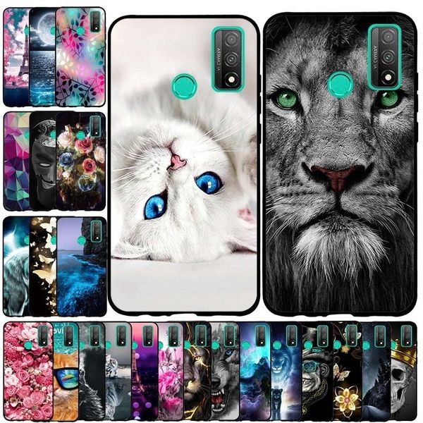 

bumper soft tpu psmart 2019 silicone case for huawei p smart 2020 pot-lx1a 6.21 phone cases shell