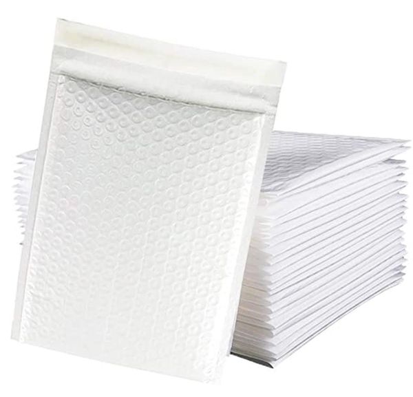 

50pcs розового золото пузырь envelop пузырь mailer вуры подарки 13x153cm wmtmph dh_niceshop
