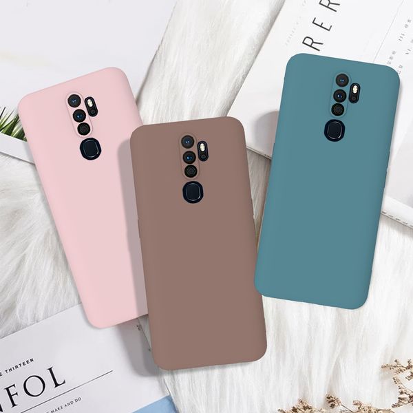 

solid frosted mobile for oppo a5 2020 a11 a9 x f11 pro a7 a5s ax5 a7n ax7 color phone case candy