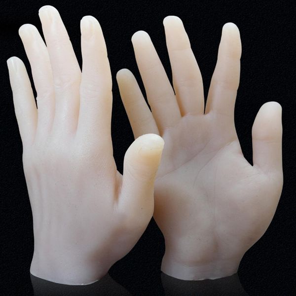 

tattoo artificial hand fda grade silicone made tattoo practice silicone hand left right hand practice skin tattoo accessories