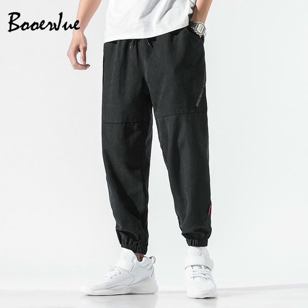 

mens casual pants patchwork side striped sweatpants mens joggers track pants spring summer running trousers sport printed 201110, Black