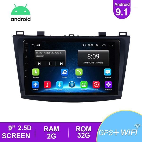 

2din android 9.1 car radio stereo gps navigation for 3 2004 2005 2006 2007 2008-2013 car multimedia audio player autoradio1