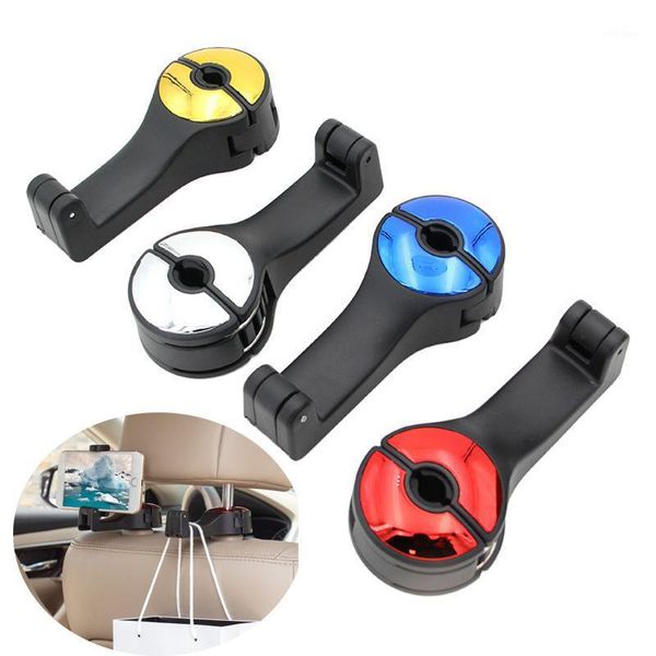 

cell phone mounts & holders multi-function car back seat hanging hook storage mobile rear bracket holder stand1