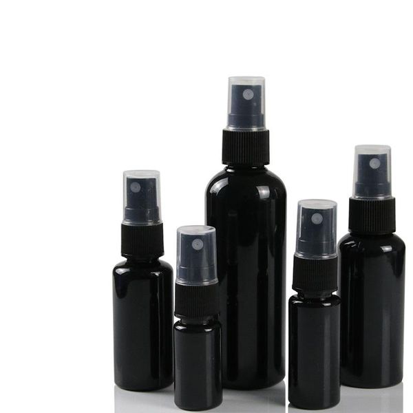 

storage bottles & jars 10pcs 20pcs 30ml,50ml pet spray bottles,all black mist perfume vials,1 oz empty atomizer bottle,diy mini sample conta