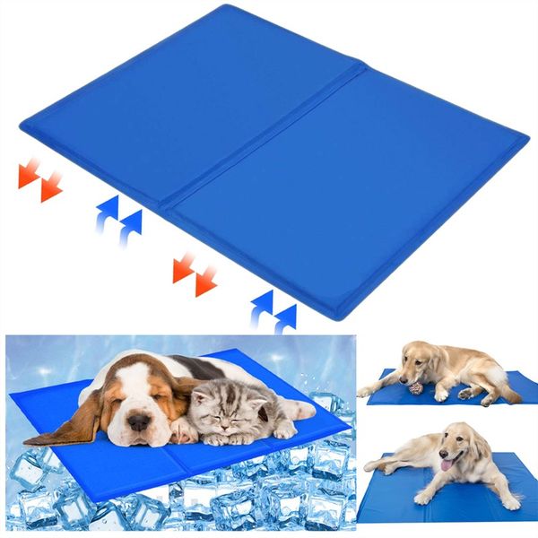 

cooling bed mats for pet gel sponge for pet dog cat self cooling gel mat summer cooler bed pad kitten puppy