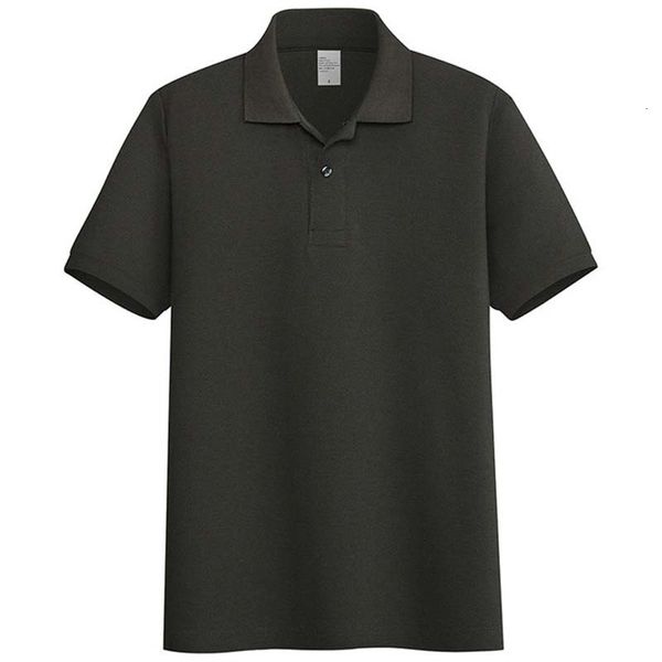 

2021 brand new fashion large size quick-drying breathable polo shirt men's short sleeve q3il, White;black