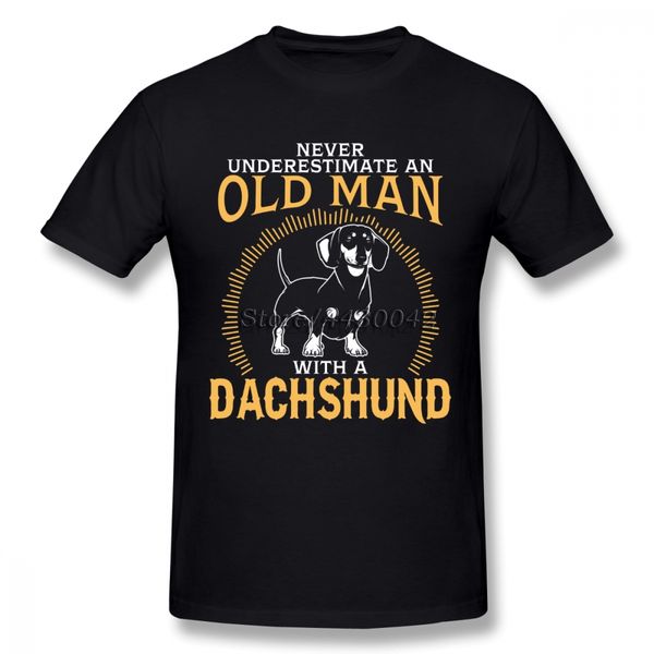 

never underestimate an old man with a dachshund dog pet for plus size team 4xl 5xl 6xl camiseta sport hooded sweatshirt hoodie t shirt