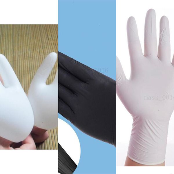 

glove blue 100pcs protective nitrile flu disposable rubber gloves solid color latex kitchepz78 3pub