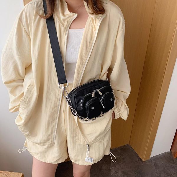 

crossbody bags for women 2020 mini shoulder bags simple handbags female chain phone purses crossbody messenger oxford