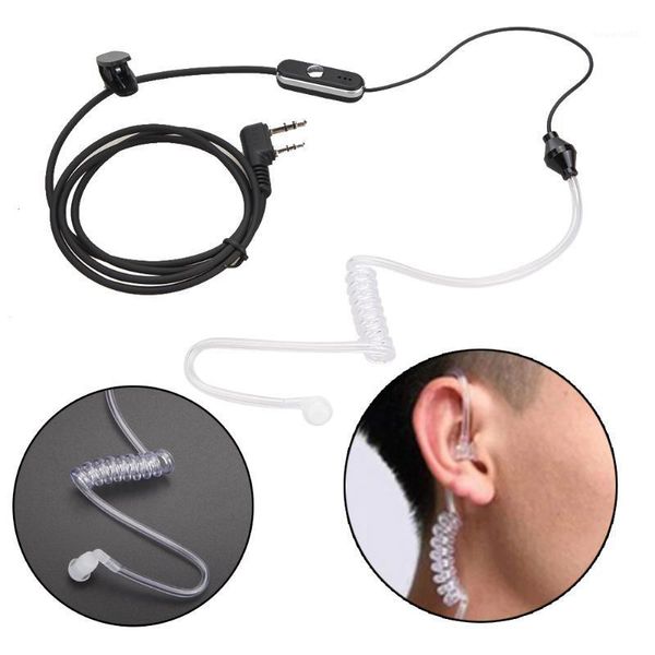 

pbluetooth earphone 2 pin air tube earpiece pmic covert acoustic tube earphone for baofeng retevis radios l3fe1