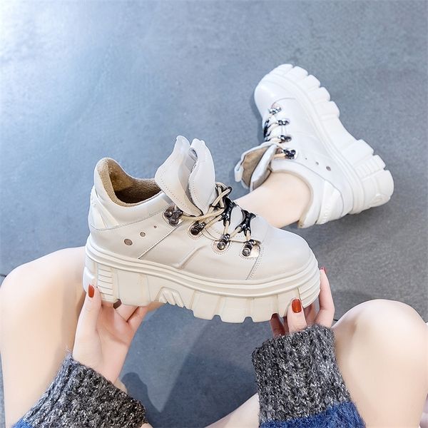 

laasimi women's sneakers winter women platform sneakers ladies vulcanize shoes female sport chunky shoes woman autumn y200424, Black
