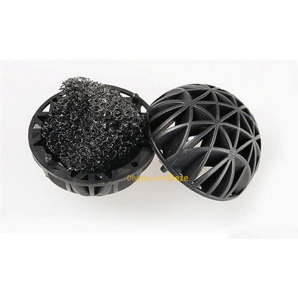 

10pcs 56mm aquarium biological bio balls filter media with sponge for fish tank koi pond filter , p qylxof packing2010