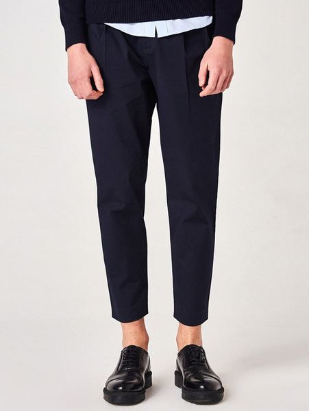 

men slant pocket pants l49x#, Black