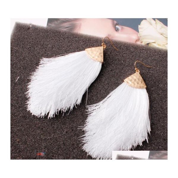 

women bohemia tassel earrings tassel fringe earrings fashion long tassel sqcrzd dh_seller2010, Silver