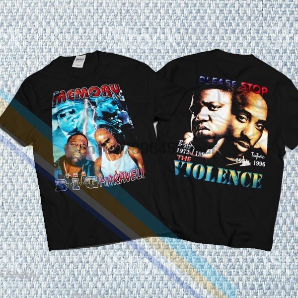 

вдохновленный 2pac и biggie остановить насилие rap футболка limited new vintage 9 спорта толстовка с капюшоном hoodie