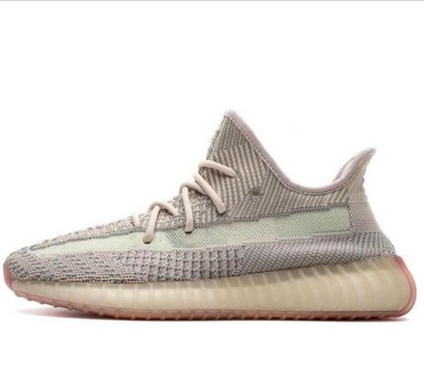 

2020 cloud white citrin kanye west v2 sneakers men women sport running shoe with box