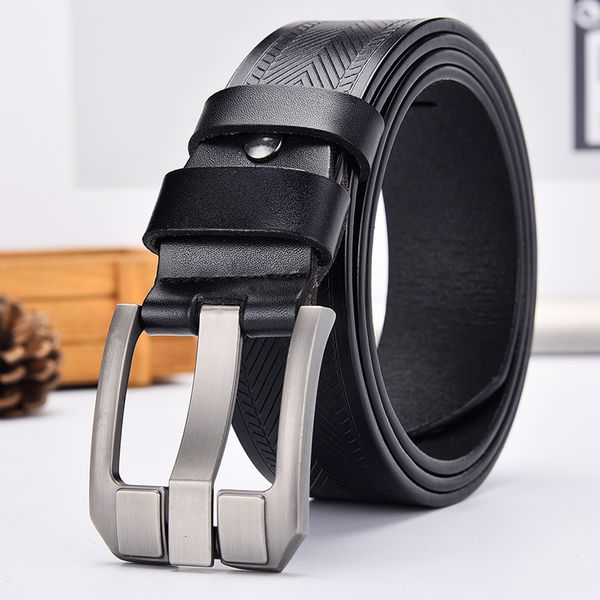 

2021 new luxury fashion brand mens genuine leather belts for men cow designer belt ns5q, Black;brown