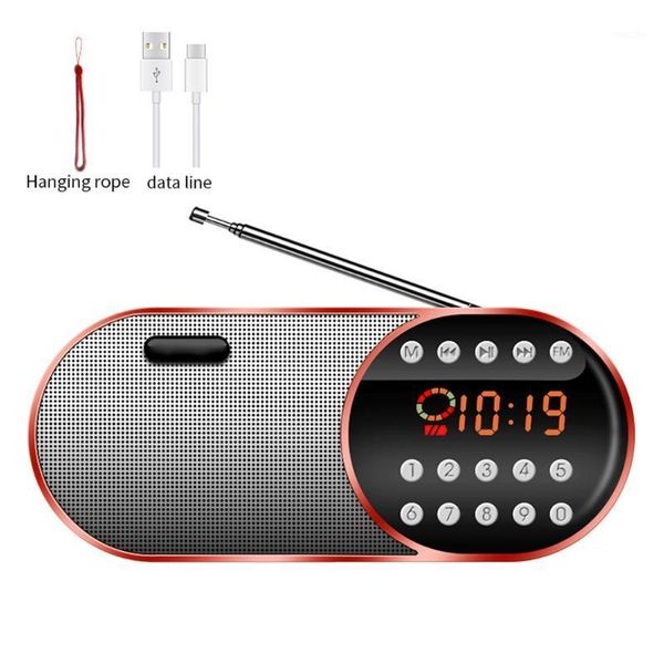 

2020 new protable fm radio walkman portable speaker usb music radio player1