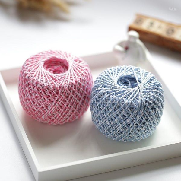 

2mm jute cord shares twisted jute rope 100m craft decor ropes thread for craft knitting thread a gift for mom1, Black;white