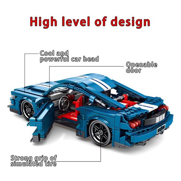 

sembo 737pcs city механическая оттяните супер функция спорткар building blocks technic гоночный автомобиль кирпича игрушки для детей подароч